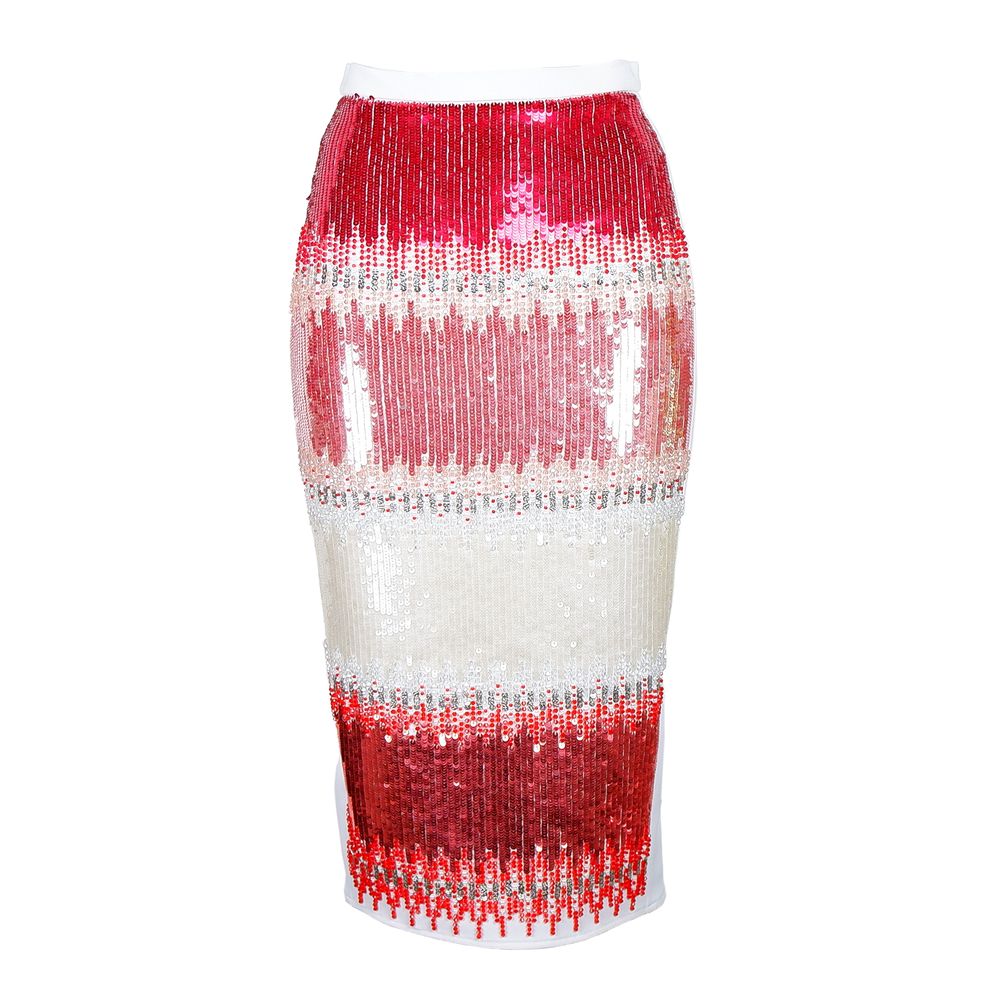 Elisabetta Franchi White Polyester Women Skirt Elisabetta Franchi