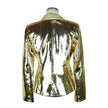 Elisabetta Franchi Yellow Polyester Women Blazer Elisabetta Franchi