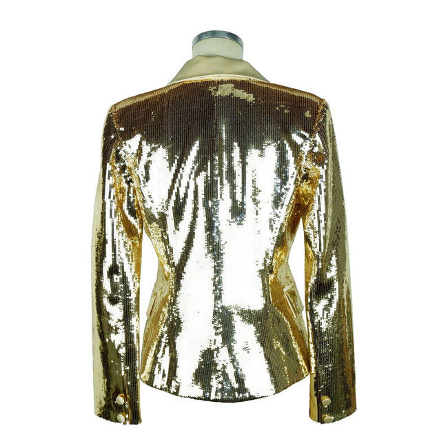 Elisabetta Franchi Yellow Polyester Women Blazer Elisabetta Franchi