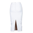 Elisabetta Franchi White Polyester Women Skirt Elisabetta Franchi