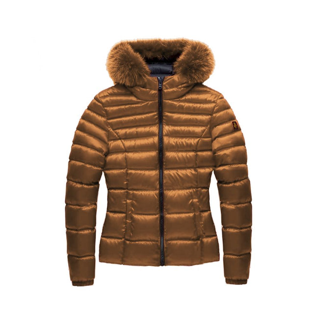 Refrigiwear Brown Polyamide Women's Jacket Refrigiwear