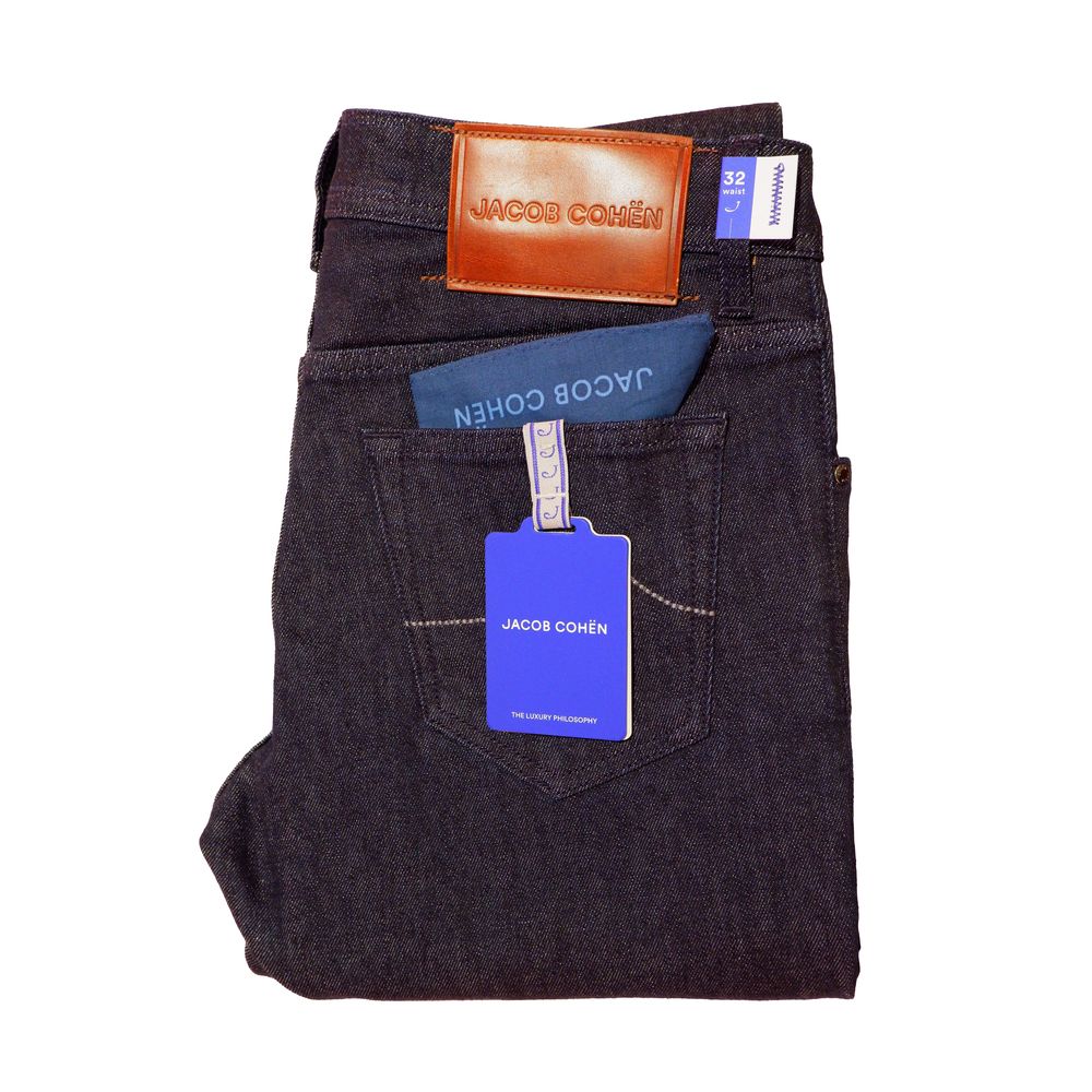 Jacob Cohen Blue Cotton Men Jeans Jacob Cohen