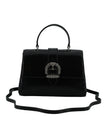 Jimmy Choo Black Leather Top Handle Shoulder Bag Jimmy Choo