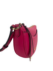 Michael Kors Dover Small Pink Half Moon Crossbody Bag Purse Michael Kors