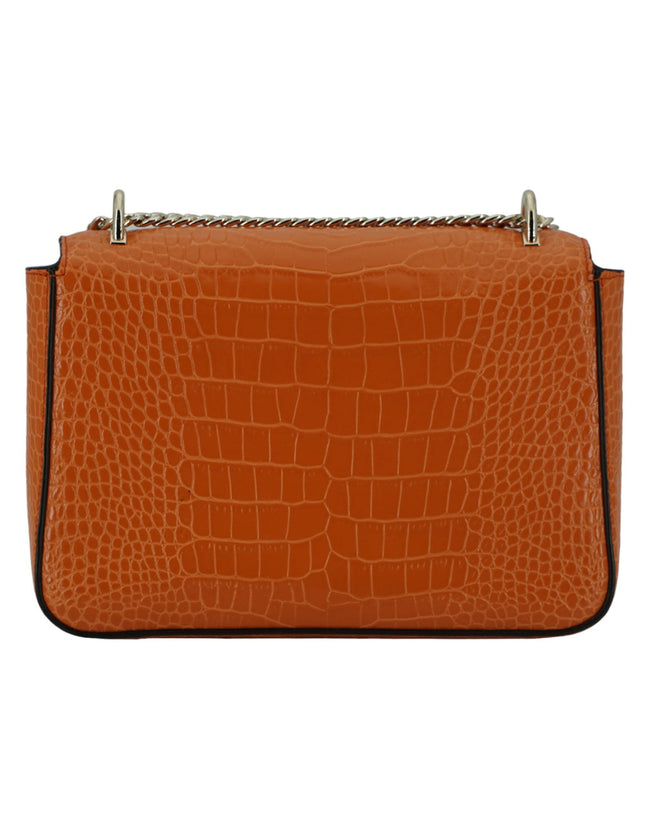 Jimmy Choo Amber Orange Leather Shoulder Bag Jimmy Choo