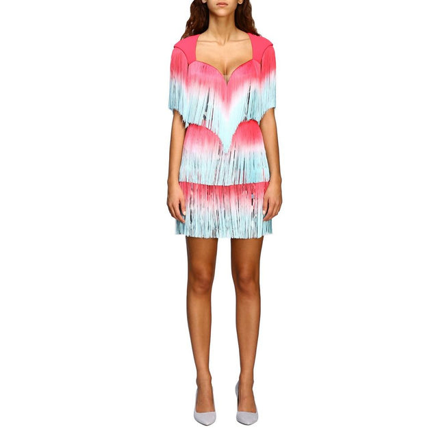 Elisabetta Franchi Pink Polyester Women Dress Elisabetta Franchi