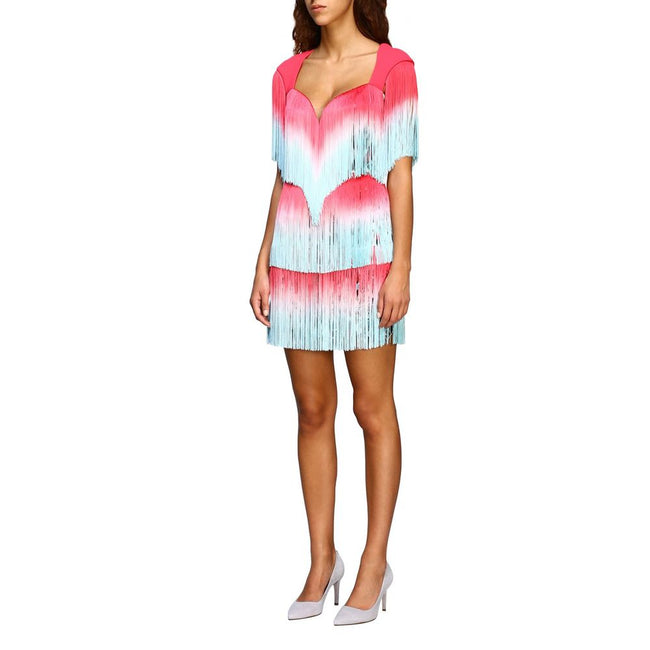Elisabetta Franchi Pink Polyester Women Dress Elisabetta Franchi