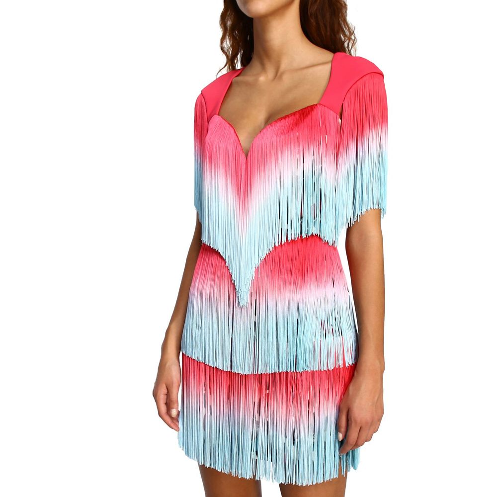 Elisabetta Franchi Pink Polyester Women Dress Elisabetta Franchi