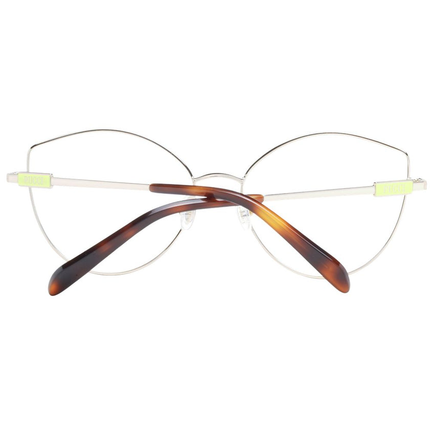 Emilio Pucci Silver Metal Glasses (Frames) Emilio Pucci