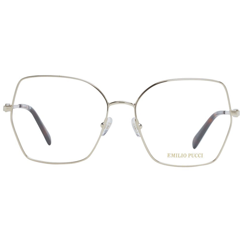 Emilio Pucci Gold Metal Glasses (Frames) Emilio Pucci