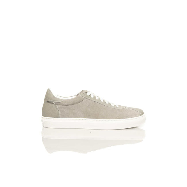 Cerruti 1881 Gray Cowhide Men's Sneaker Cerruti 1881