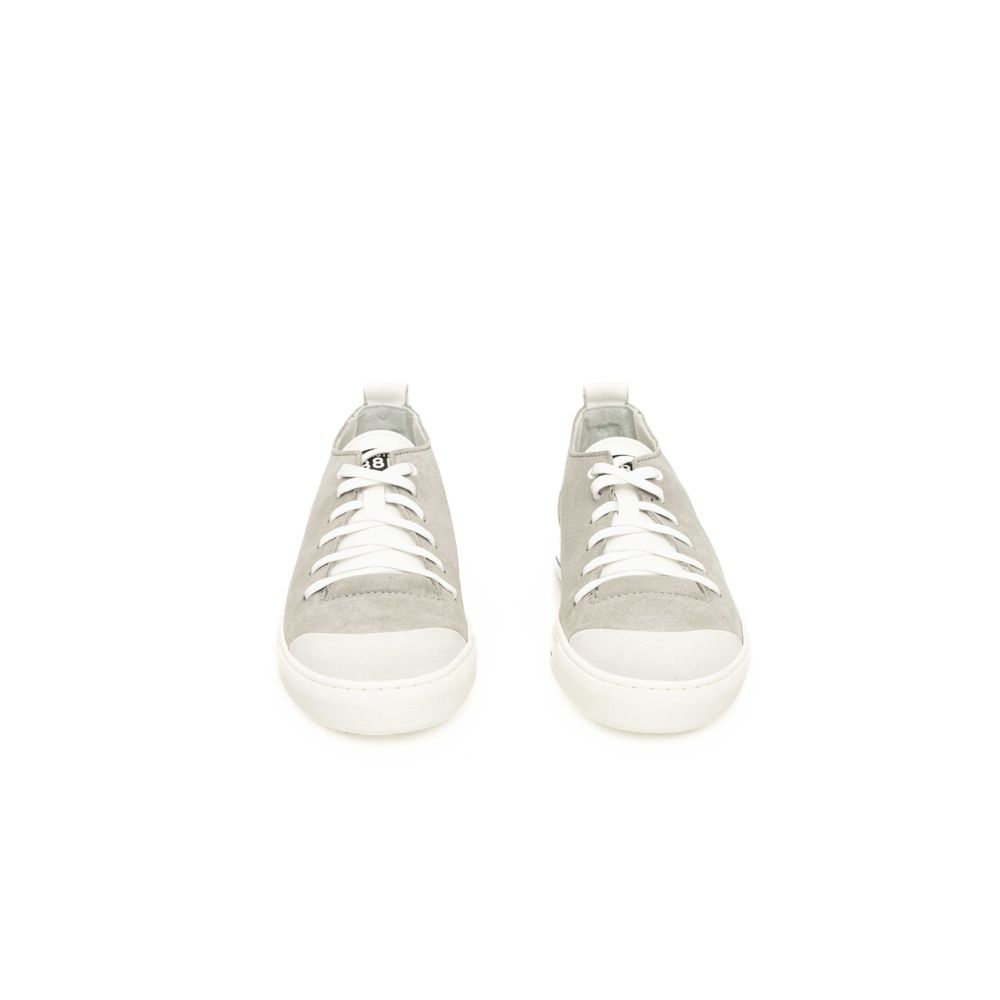 Cerruti 1881 Gray Cowhide Men Sneaker Cerruti 1881