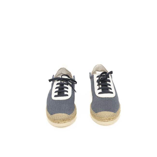 Cerruti 1881 Blue Calfskin Men Sneaker Cerruti 1881