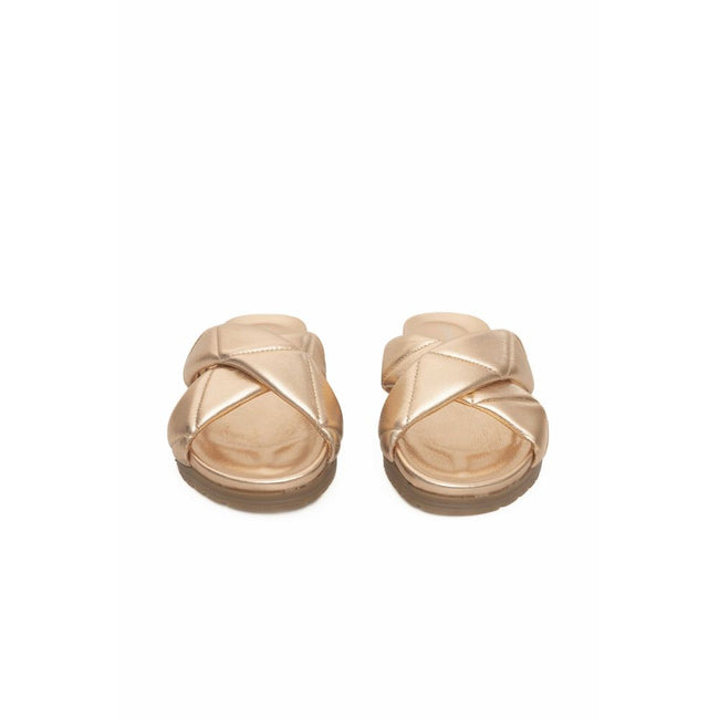 Cerruti 1881 Beige Lambskin Women Sandal Cerruti 1881