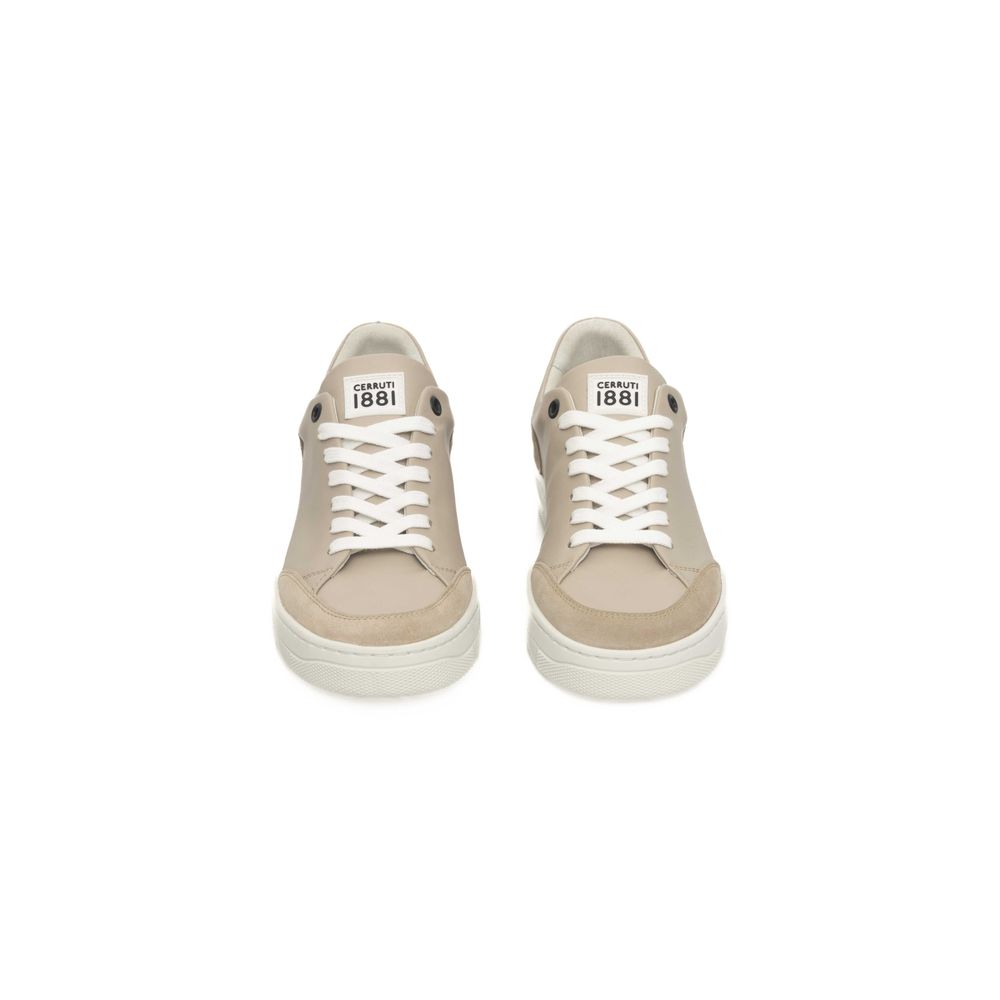 Cerruti 1881 Beige Cowhide Women Sneaker Cerruti 1881