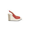 Cerruti 1881 Red Calfskin Women Sandal Cerruti 1881
