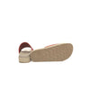 Cerruti 1881 Red Calfskin Women Sandal Cerruti 1881