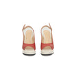 Cerruti 1881 Red Calfskin Women Sandal Cerruti 1881