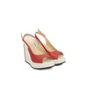 Cerruti 1881 Red Calfskin Women Sandal Cerruti 1881