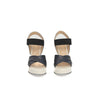 Cerruti 1881 Blue Calfskin Women Sandal Cerruti 1881