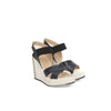 Cerruti 1881 Blue Calfskin Women Sandal Cerruti 1881