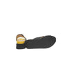 Cerruti 1881 Black Calfskin Women Sandal Cerruti 1881