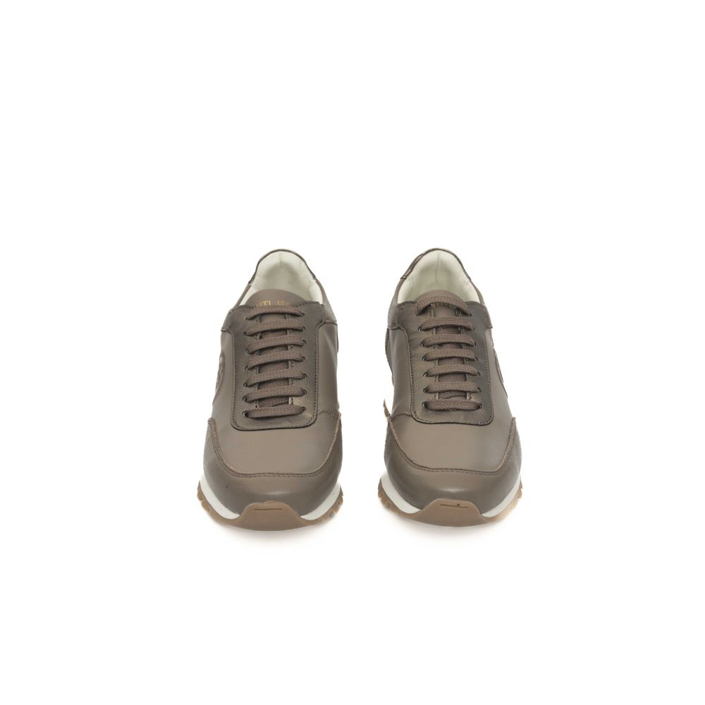 Cerruti 1881 Beige Cowhide Women Sneaker Cerruti 1881