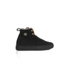 Cerruti 1881 Black Cowhide Women High Sneaker Cerruti 1881