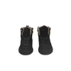 Cerruti 1881 Black Cowhide Women High Sneaker Cerruti 1881