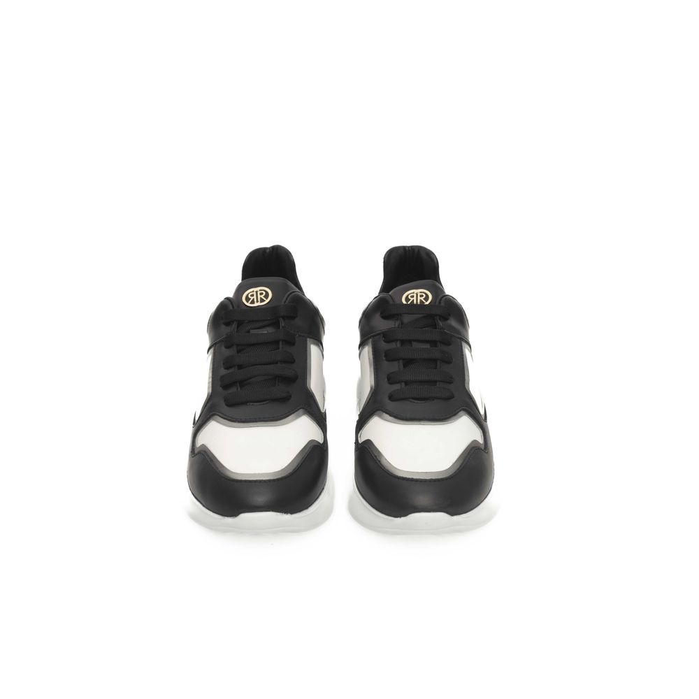 Cerruti 1881 Black Cowhide Women Sneaker Cerruti 1881