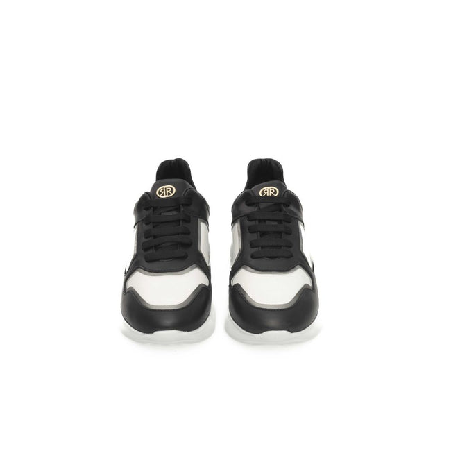 Cerruti 1881 Black Cowhide Women Sneaker Cerruti 1881