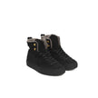 Cerruti 1881 Black Cowhide Women High Sneaker Cerruti 1881