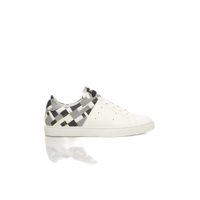 Cerruti 1881 White Calfskin Men Sneaker Cerruti 1881