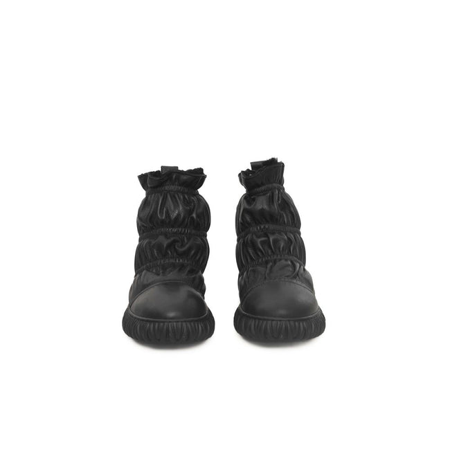 Cerruti 1881 Black Leather Women's Boot Cerruti 1881