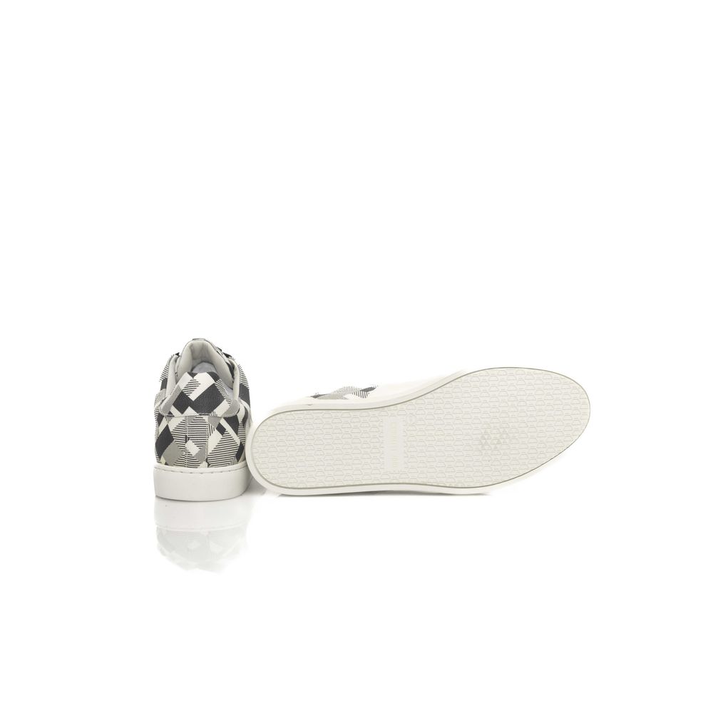 Cerruti 1881 White Calfskin Men Sneaker Cerruti 1881