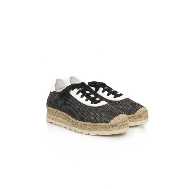Cerruti 1881 Black Calfskin Men Sneaker Cerruti 1881