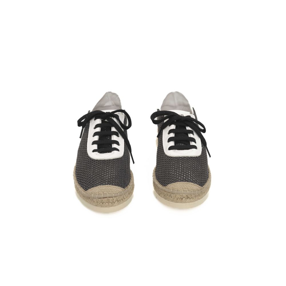Cerruti 1881 Black Calfskin Men Sneaker Cerruti 1881