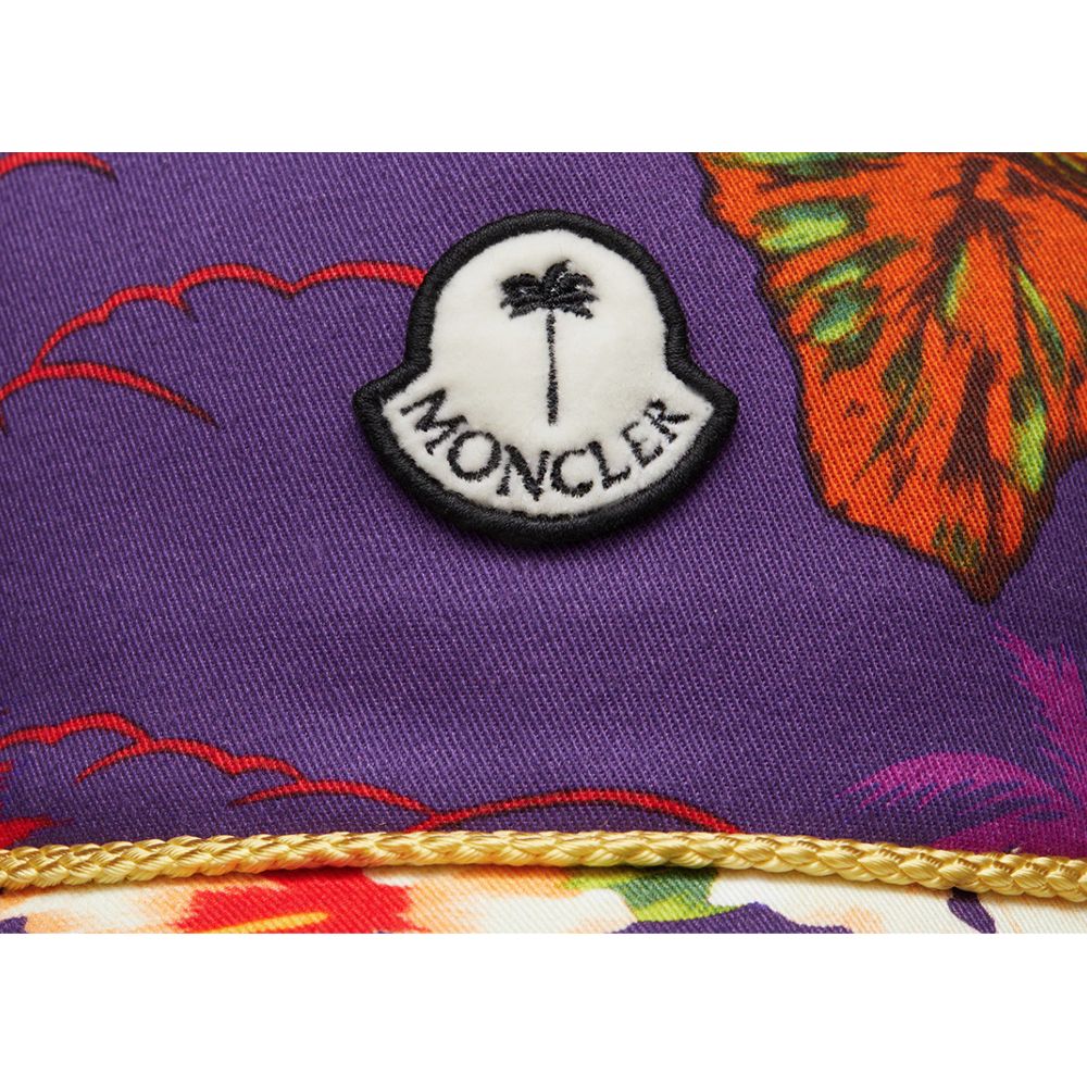 Moncler x Palm Angels Purple Cotton Men Cap Moncler x Palm Angels