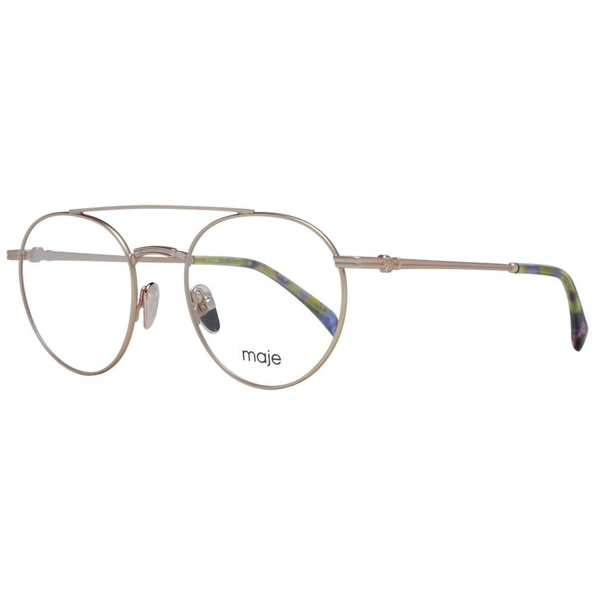 Maje Gold Metal Glasses (Frames) Maje