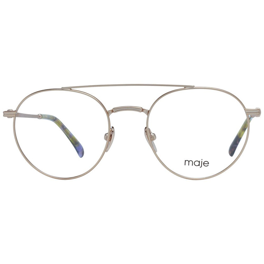 Maje Gold Metal Glasses (Frames) Maje