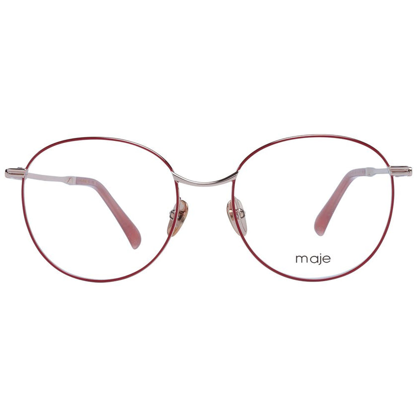 Maje Red Metal Glasses (Frames) Maje