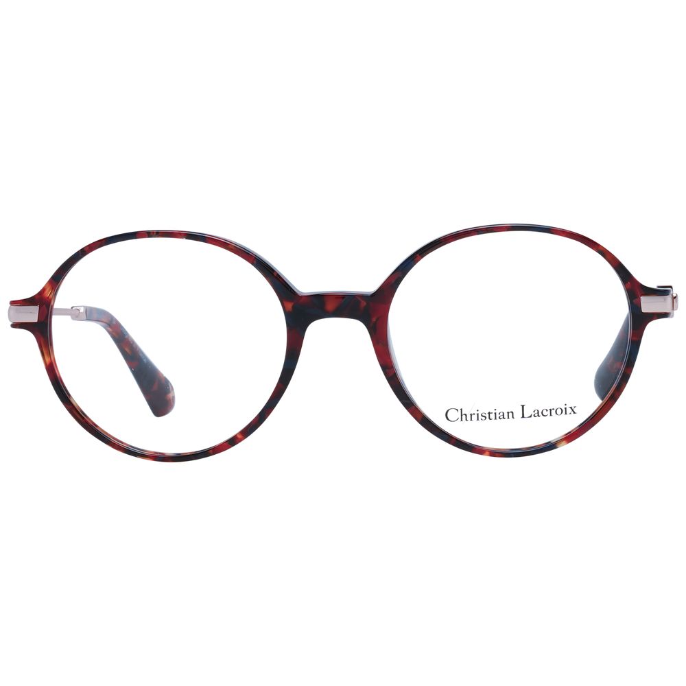 Christian Lacroix Red Women Glasses Frame Christian Lacroix