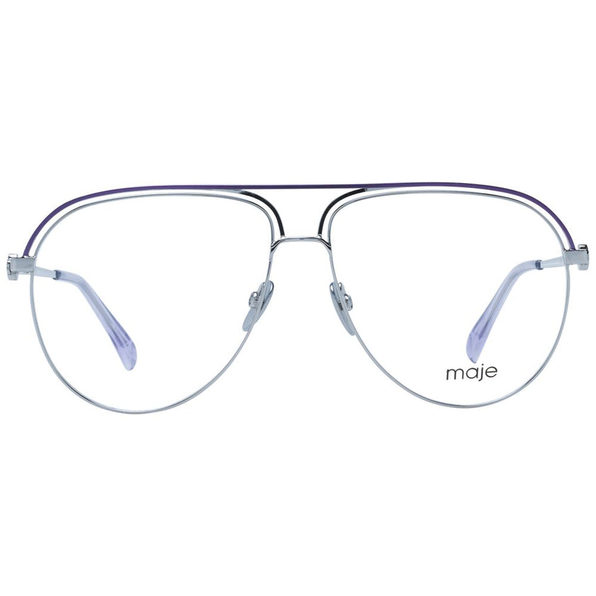 Maje Purple Metal Glasses (Frames) Maje