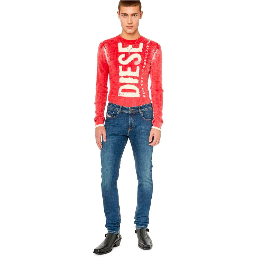 Diesel Blue Cotton Men Jeans Diesel