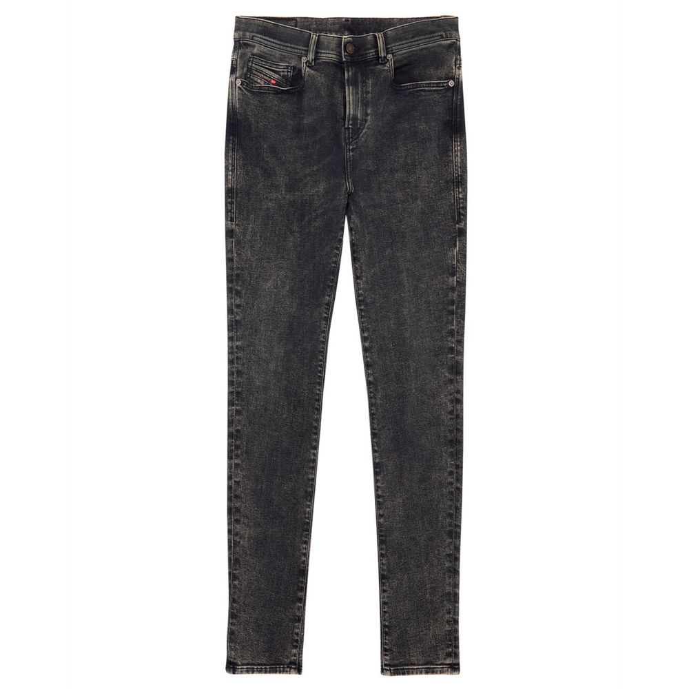 Diesel Black Cotton Men Jean Diesel