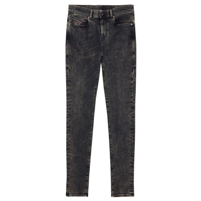 Diesel Black Cotton Men Jean Diesel