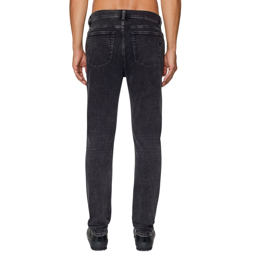 Diesel Black Cotton Men Jean Diesel