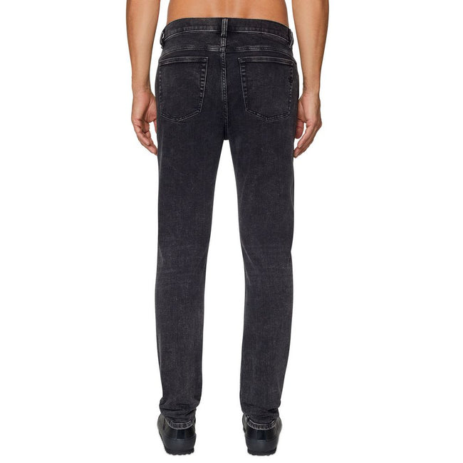 Diesel Black Cotton Men Jean Diesel