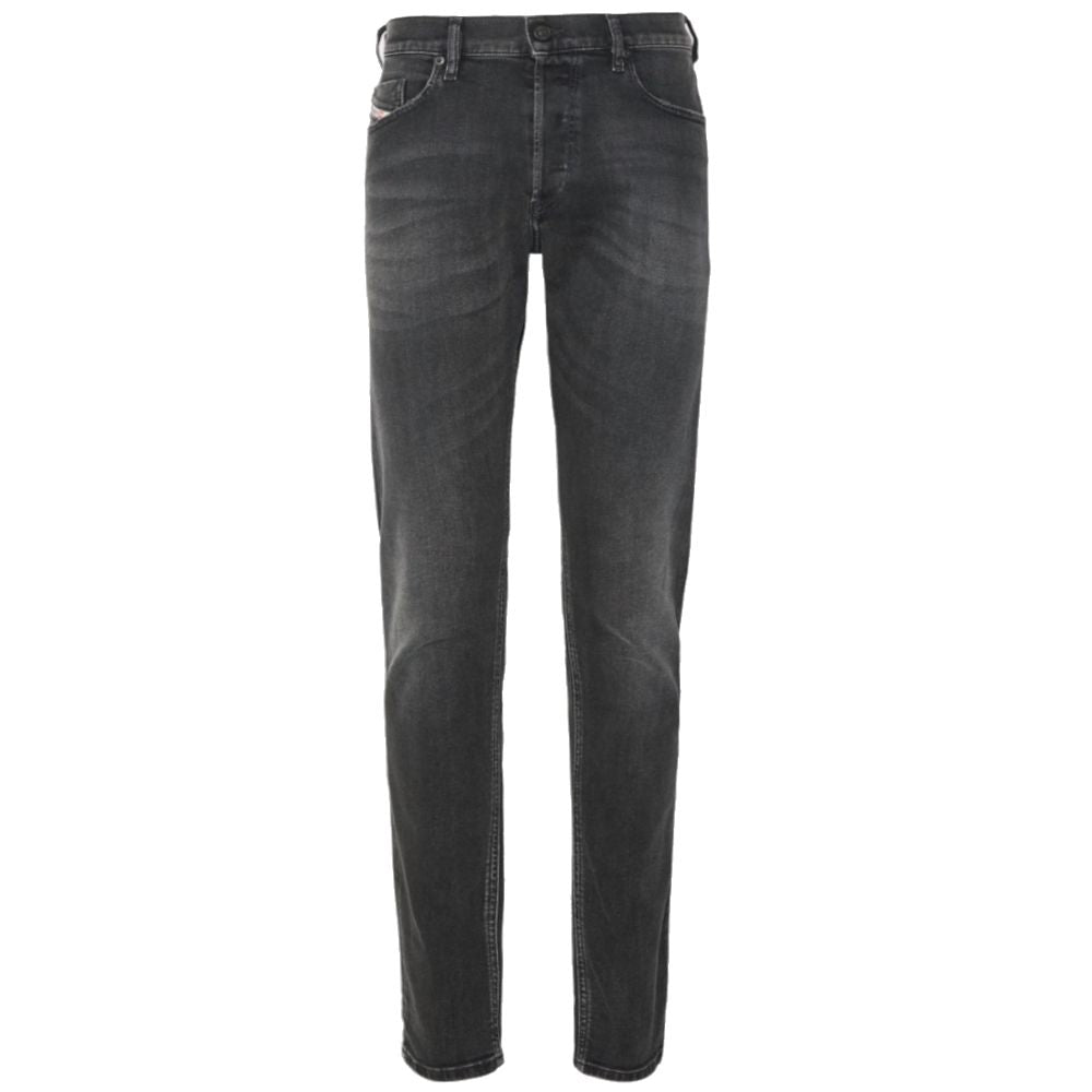 Diesel Black Cotton Men Jeans Diesel