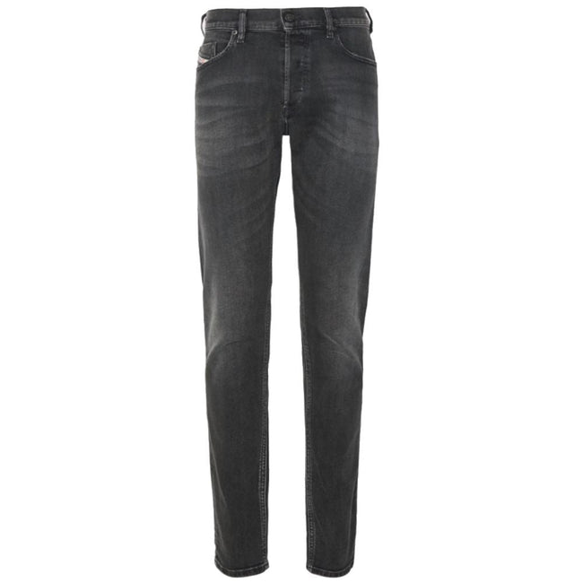 Diesel Black Cotton Men Jeans Diesel